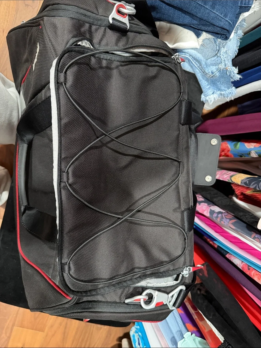 Tumi Ducati duffle bag - many pockets